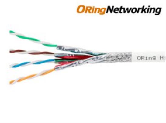 Oring Networking RW-SS06A01WH S/FTP CAT6A 10G 23AWG PIMF LSZH Ağ Kablosu 500mt