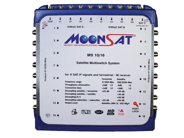 MoonSat MS 10-16 Sonlu Switch