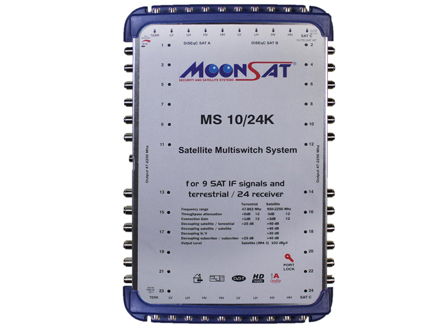 MoonSat MS 10-24 Switch Kadkadlı